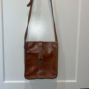100% leather Patricia Nash Crossbody Bag